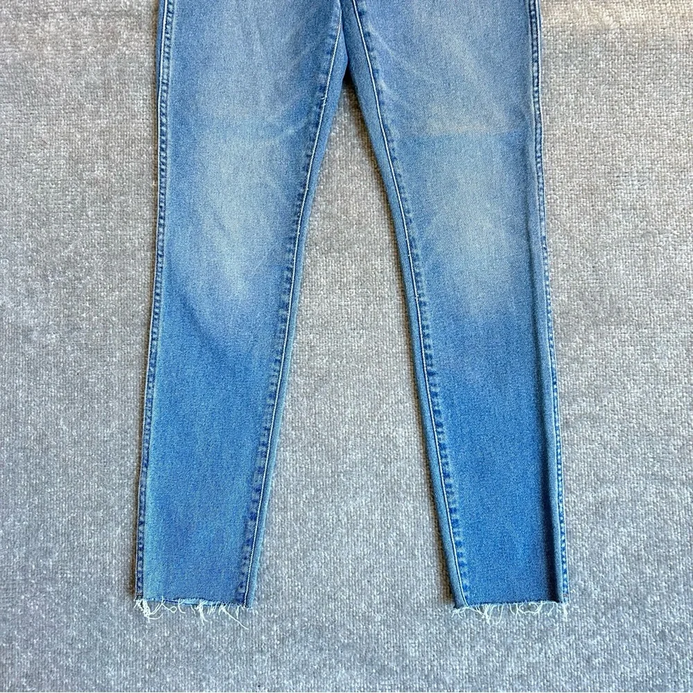 NWT Madewell 10" High-Rise Skinny Jeans Ainsworth Wash Raw Hem Size 27, NC315 - Picture 5 of 11